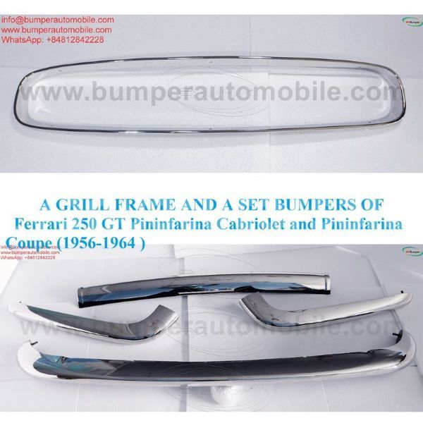 Big with watermark 800 ferrari 250 gt coup%c3%a9 cabriolet pininfarina s2 1956 1964 bumper and grill frame 5